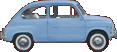 Blue fiat 600